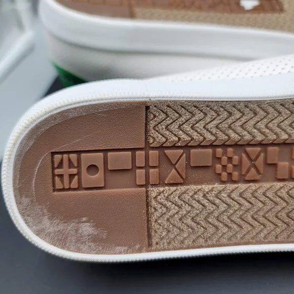 Nautica Shoes Womens Size 9 White Green Lanyard Perf Casual Sneakers Low Top New - Picture 7 of 11